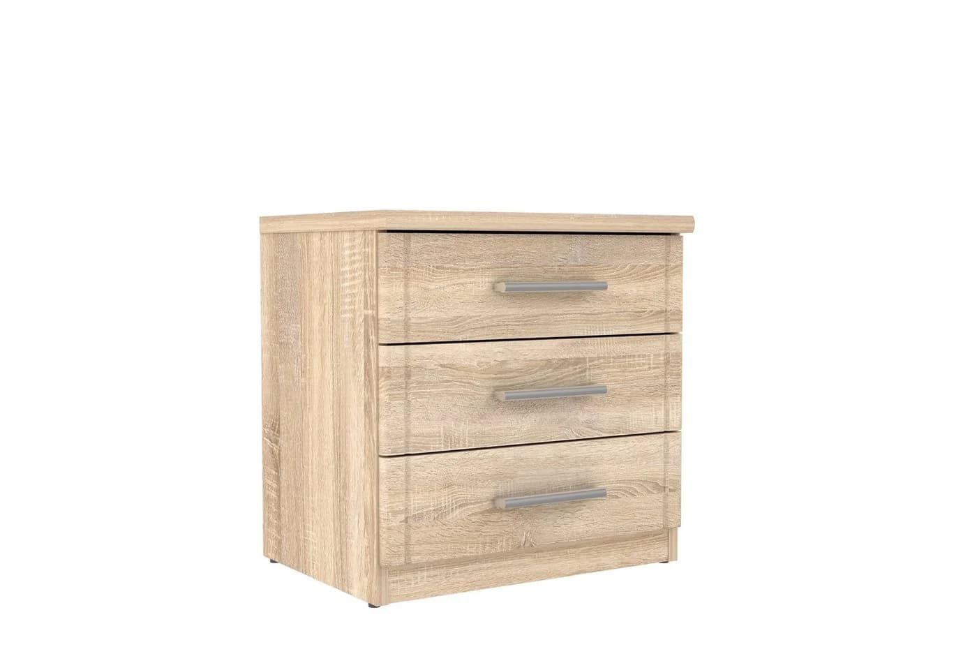 freiraum Nachtkommode GLORIA Sonoma Eiche 3 Schubladen - Bild 4