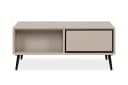 freiraum Couchtisch Arona 2 Schubladen Sand Schwarz Bild 2