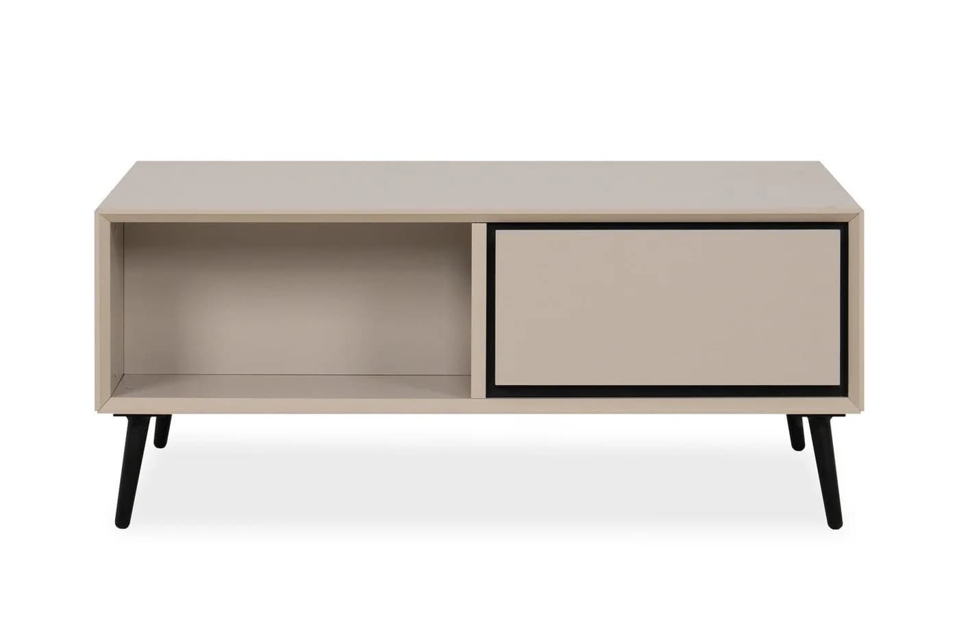 freiraum Couchtisch Arona 2 Schubladen Sand Schwarz - Bild 2