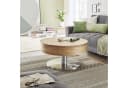 freiraum Couchtisch SUVA Asteiche furniert mit Stauraum Bild 1