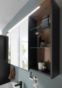 PREISBRECHER Badezimmerspiegelschrank Memphis Grau Artisan Eiche Bild 5