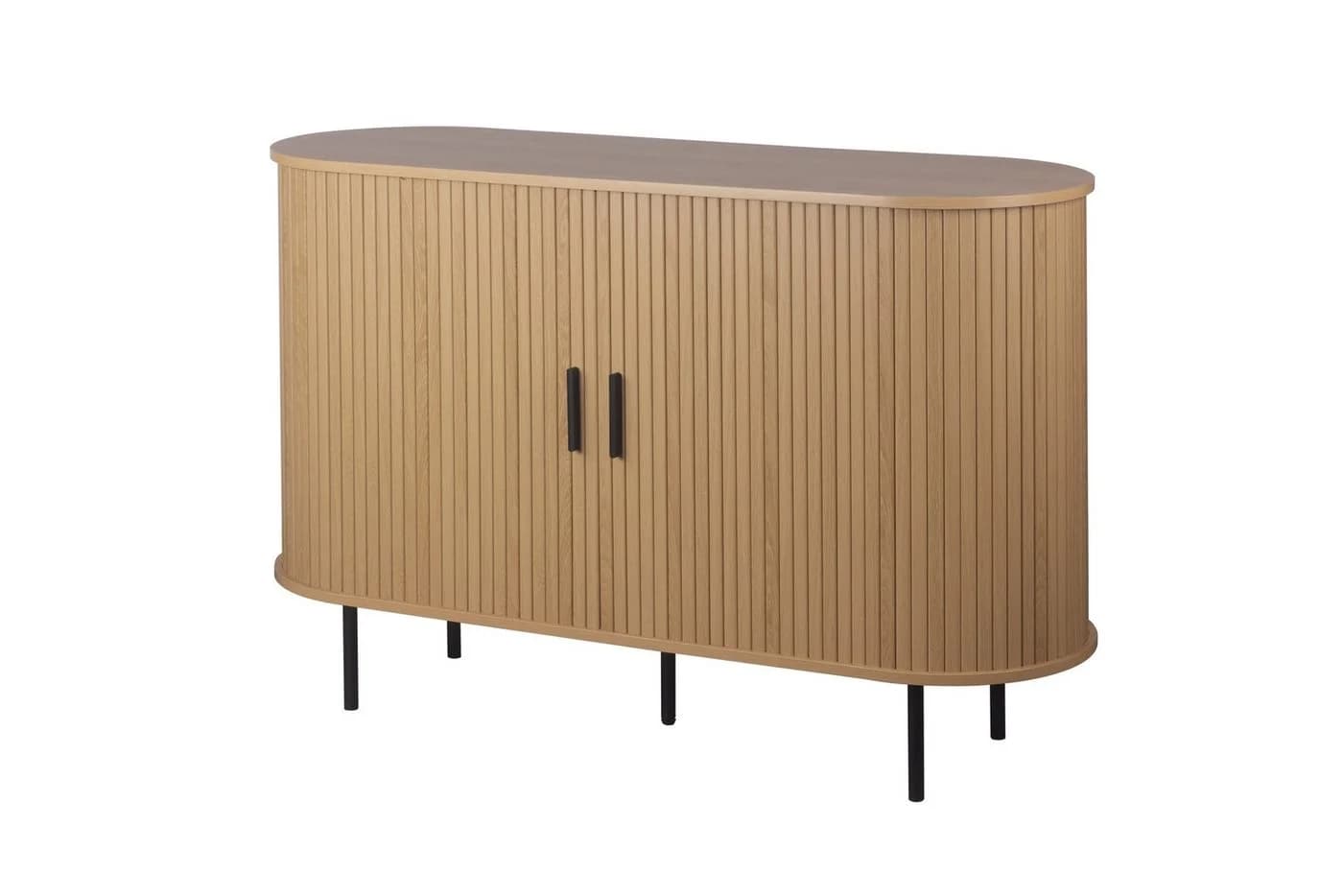 PREISBRECHER Sideboard Kajsa Eiche-Dekor mit Schiebetüren - Bild 2