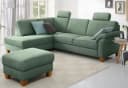 HOME AFFAIRE Ecksofa Borkum L-Form Grün-Grau Bild 2