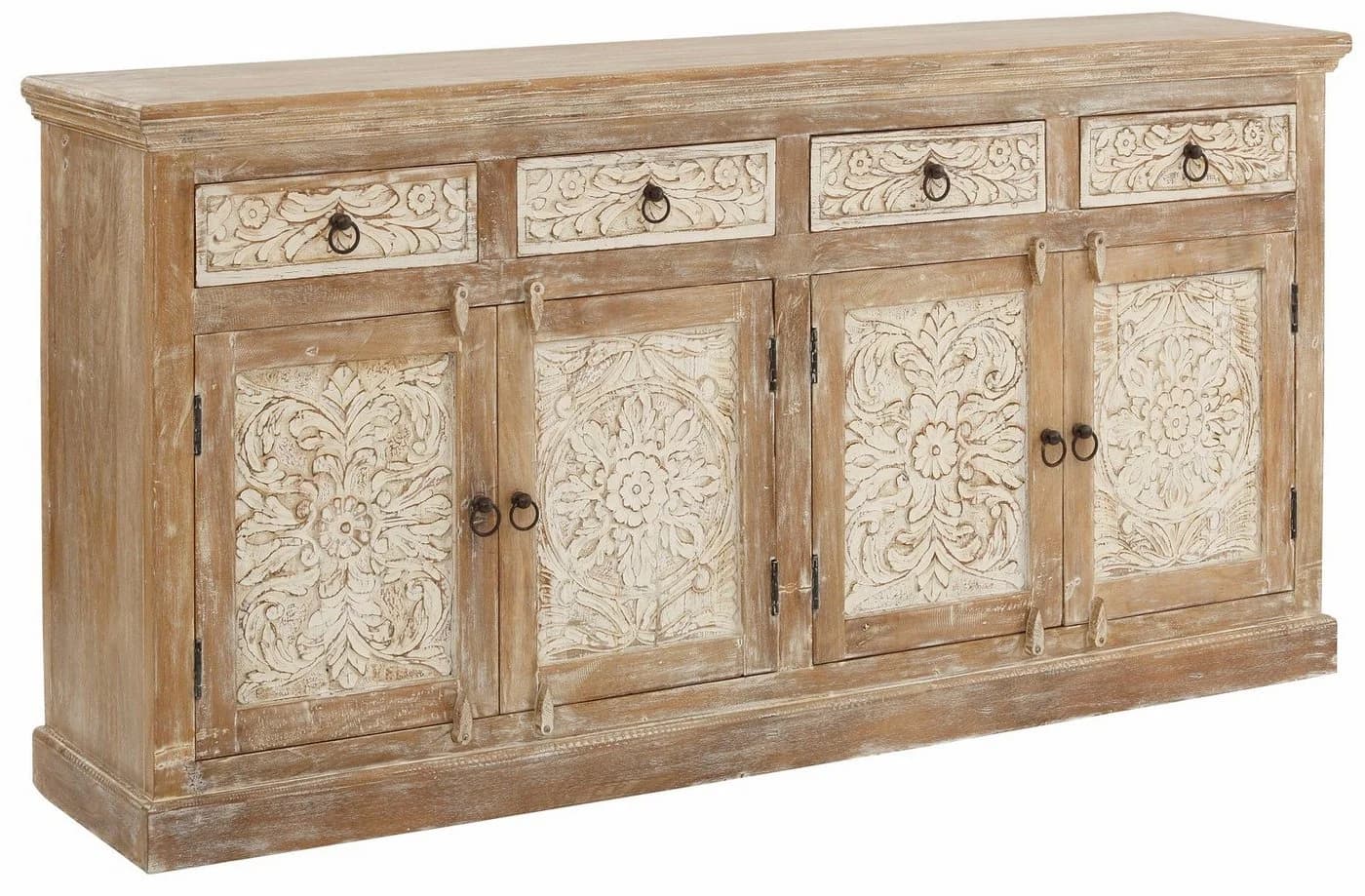 OTTO HOME Sideboard Malati Braun Massivholz - Bild 2
