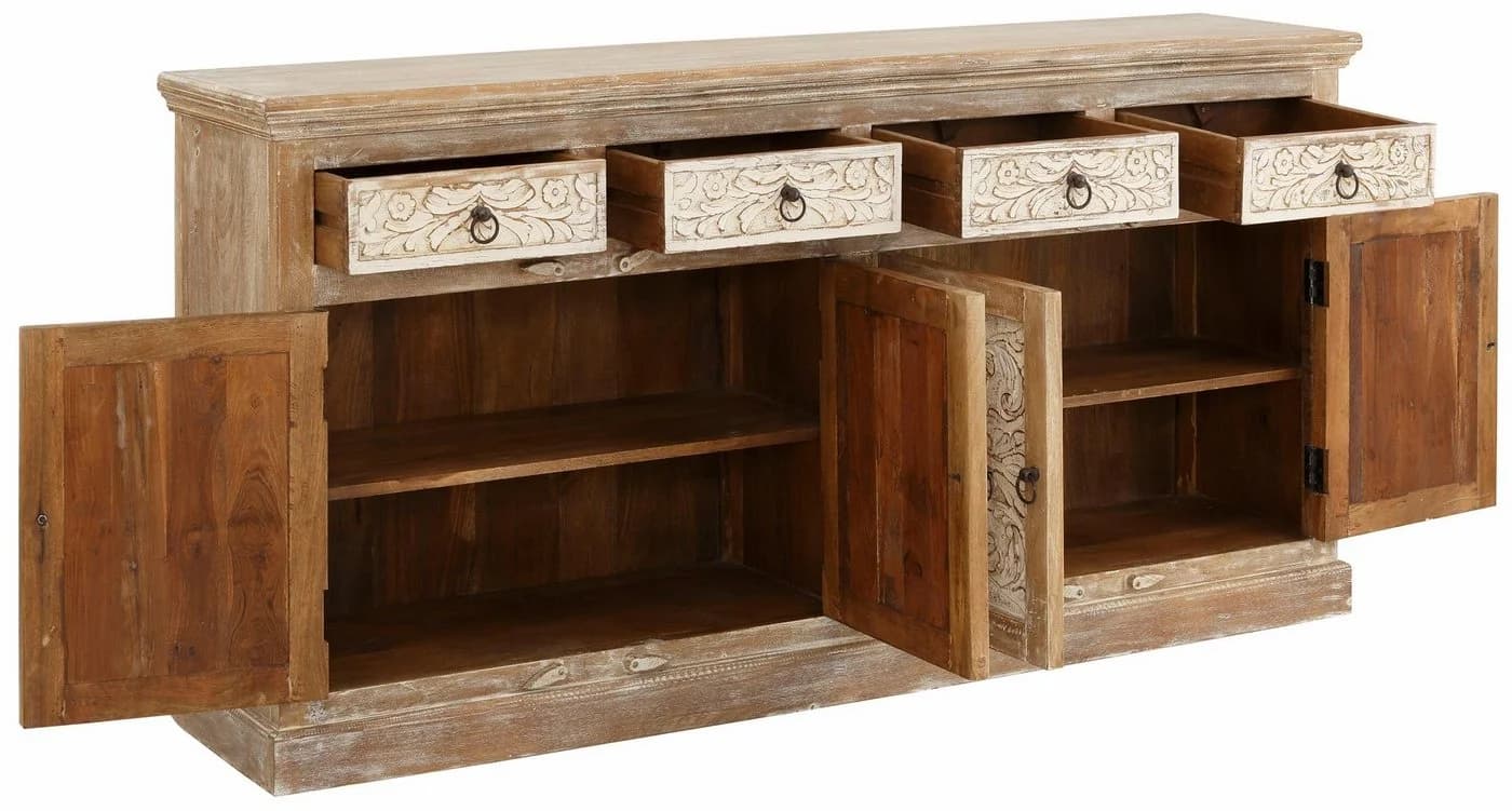 OTTO HOME Sideboard Malati Braun Massivholz - Bild 5