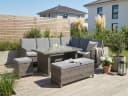 KONIFERA Gartenlounge-Set Paris Grau Aluminium Polyrattan Bild 2