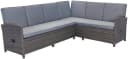 KONIFERA Gartenlounge-Set Paris Grau Aluminium Polyrattan Bild 4