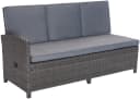 KONIFERA Gartenlounge-Set Paris Grau Aluminium Polyrattan Bild 5