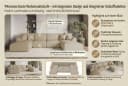 99rooms Wohnlandschaft Gusto U-Form Sofa Schwarz mit Schlaffunktion Bild 3