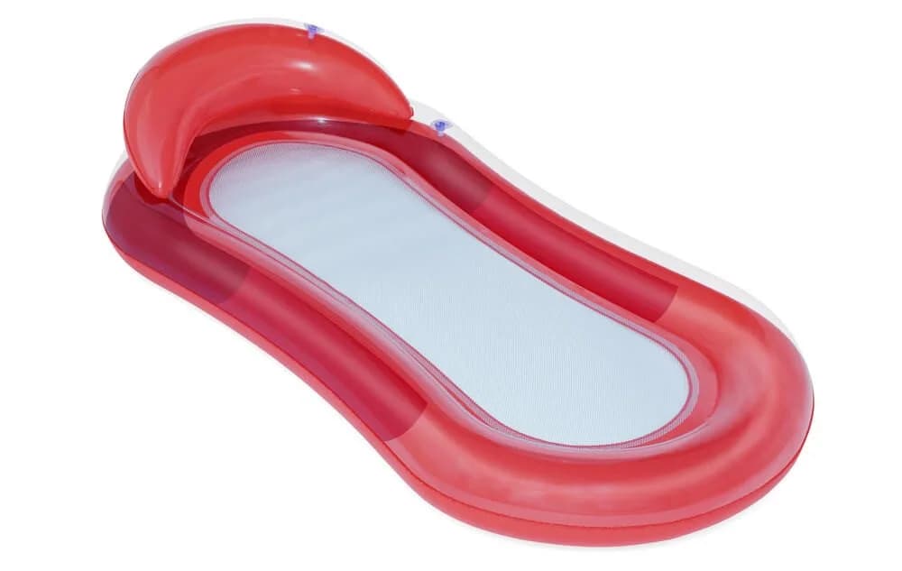 Bestway Luftmatratze Hydroluxe Rot mit Netzfläche und Kopfstütze - Bild 2