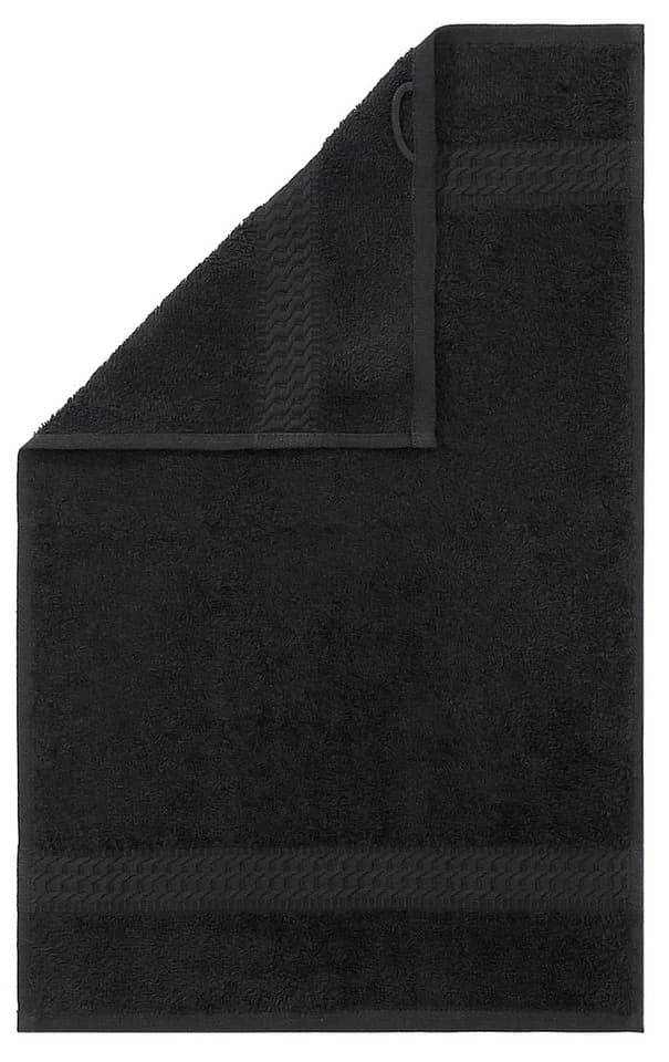 OTTO HOME Gästehandtücher Juna Set 6-tlg. Schwarz Baumwolle - Bild 4
