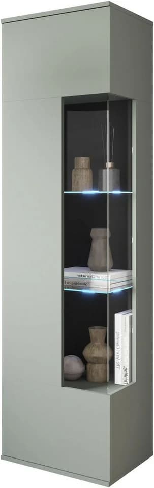 OTTO HOME Vitrine Kenia Salbei Glastüren Wandmontage