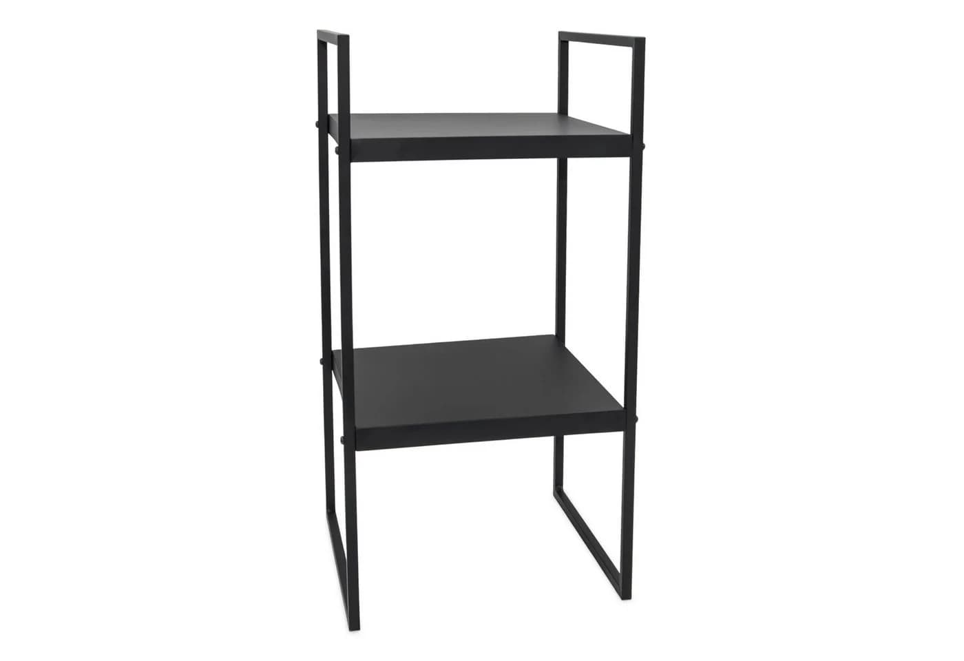 Spetebo Standregal Metall Schwarz 2 Fächer - Bild 5