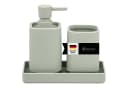 eluno Badaccessoire-Set VALONA 3tlg. Soft-Touch Salbei Bild 2