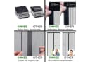 LuxusKollektion Insektenschutz-Vorhang Schwarz mit Magnetverschluss Bild 1
