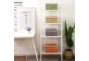 LuxusKollektion Aufbewahrungsbox 4er-Set mit Deckel Orange/Grün/Grau/Beige Bild 4