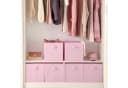 LuxusKollektion Faltbox Aufbewahrungswürfel Stoff Rosa 6er Set Bild 1