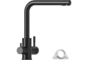 LuxusKollektion Spültischarmatur 3 Wege Schwarz 360° Drehbar Bild 2