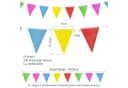 LuxusKollektion Wimpelkette Outdoor Wetterfest 100M Bunt Bild 1