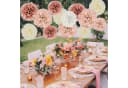 LuxusKollektion Deko-Set Seidenpapier Pompons Roségold Rosa 13-tlg. Bild 4