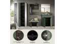 INOSIGN Garderoben-Set Rehat Garderobenkombination 255cm Basalt Grau Smoke Green Bild 4