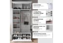 HOME AFFAIRE Garderoben-Set TEJO Pallad grau Bild 3