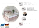 OTTO home Polsterbett AVVRA Grau Breitcord 180x200 cm Bild 3