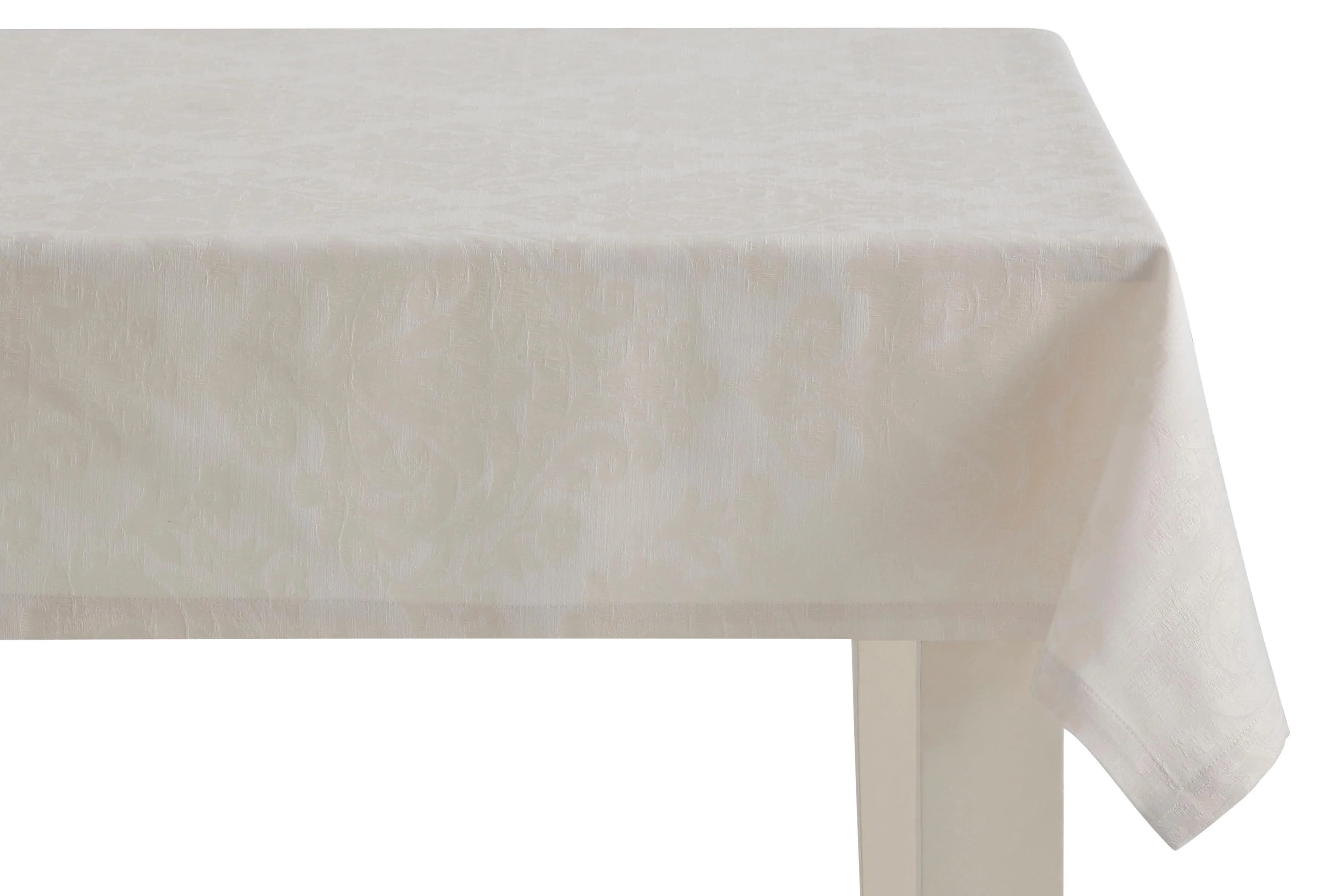 DREAMS Mitteldecke Ornament Jacquard Beige 110x110 cm