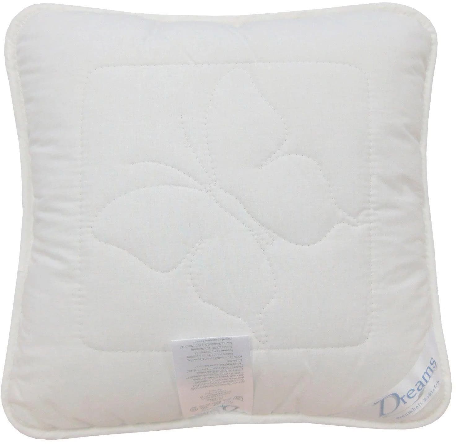 DREAMS Classic Seide Kissen Weiß 40x40cm Baumwolle Polyester - Bild 3