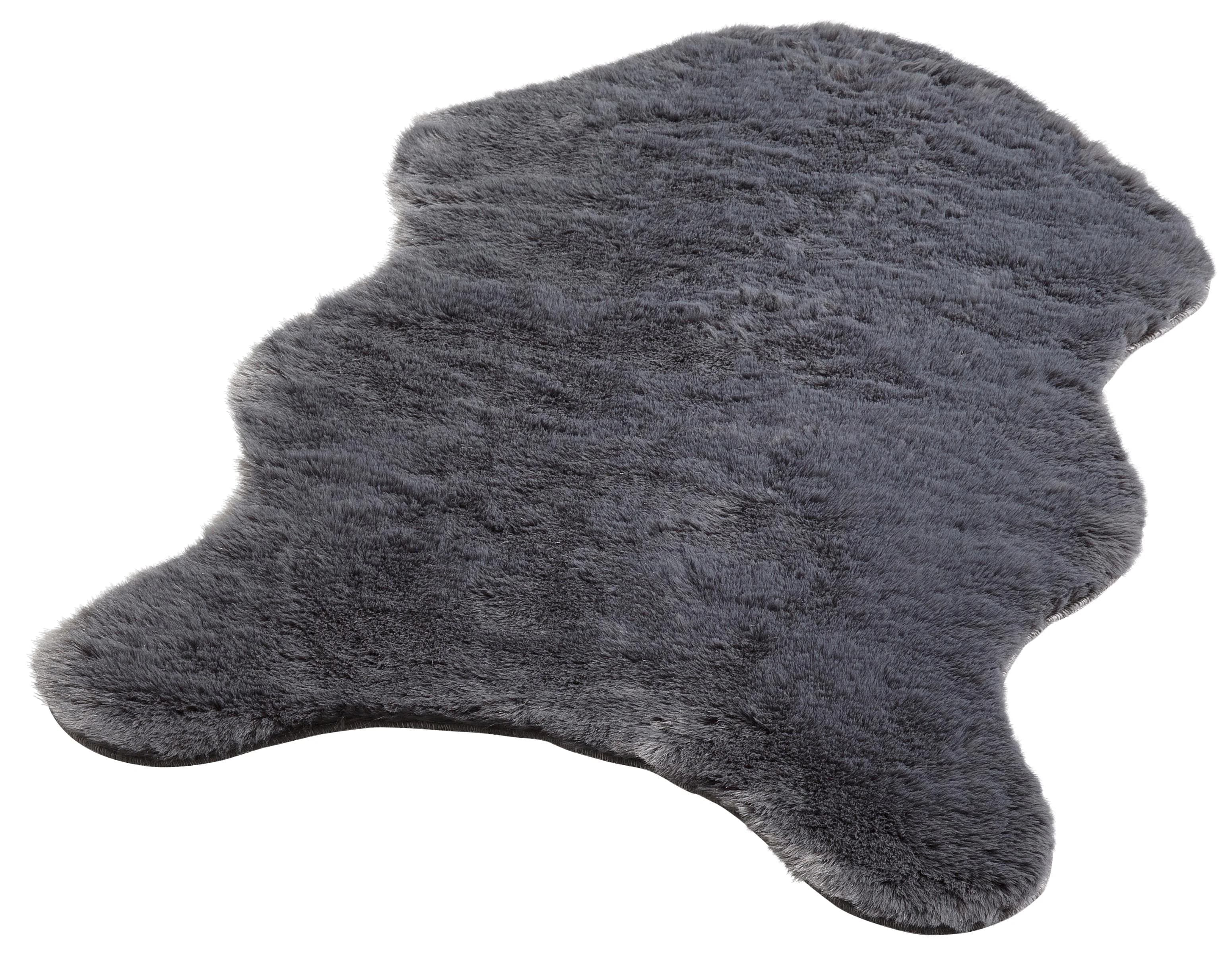 DREAMS Fellteppich Schaffell Grau Polyacryl Polyester