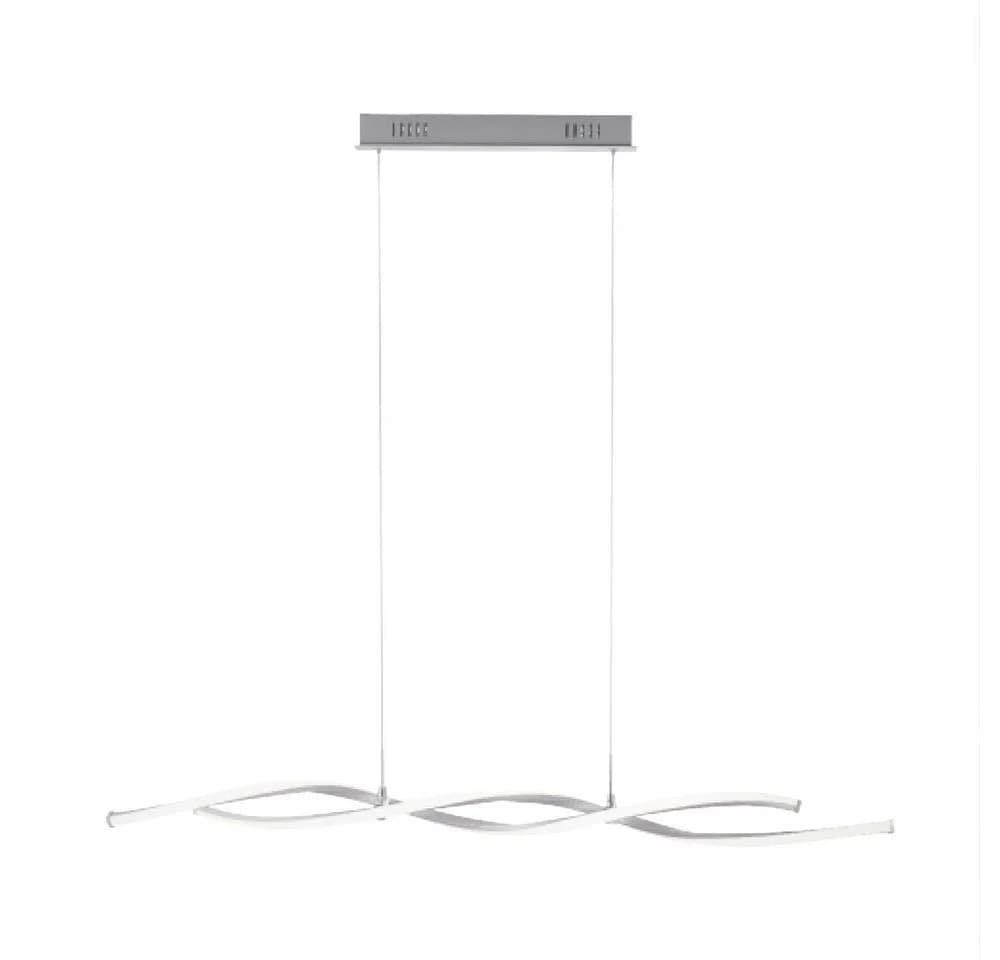 SellTec LED Pendelleuchte Welle Silber Dimmbar Memory Funktion - Bild 2