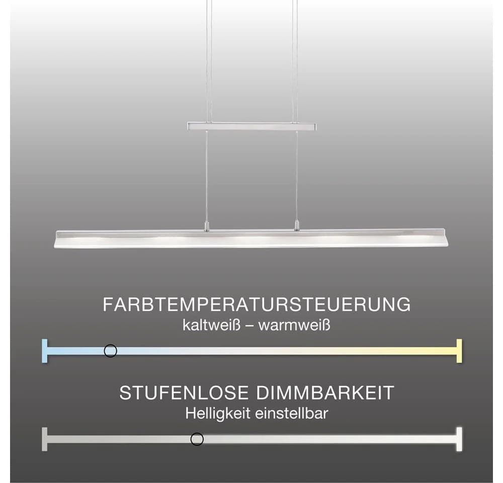 SellTec LED Pendelleuchte NELE 100 cm Stahl Dimmbar CCT - Bild 4
