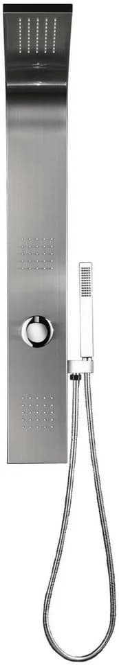MARWELL Duschsäule Toya silber H:100cm mit Regendusche