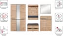 Garderoben-Set INNOSTYLE MEMPHIS Braun Artisan Eiche Modern Bild 1
