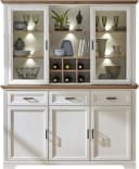 Vitrine INNOSTYLE Jasmin Weiß Eichefarben Modern Bild 1
