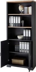 Aktenschrank INNOSTYLE Graphit mit Eiche Absetzung Bild 3