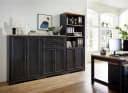 Aktenschrank INNOSTYLE Graphit mit Eiche Absetzung Bild 5