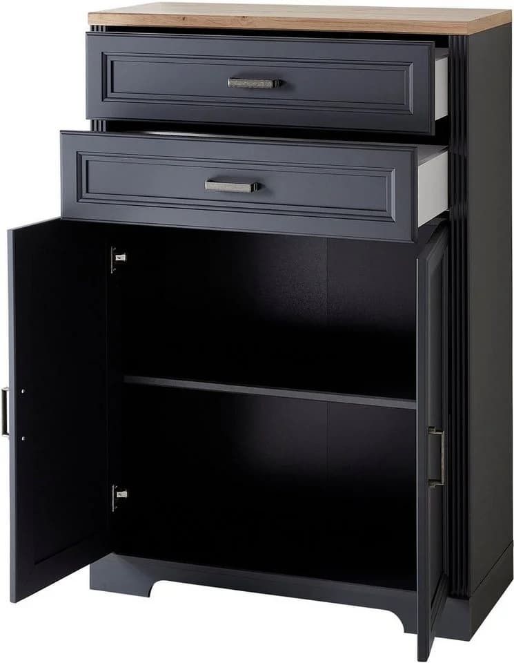 Aktenschrank INNOSTYLE Grau mit Soft-Close und FSC-Holzwerkstoff - Bild 1