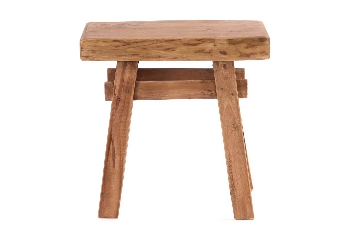 DESIGN DELIGHTS Hocker VINTAGE 40 Rustikal Hartholz