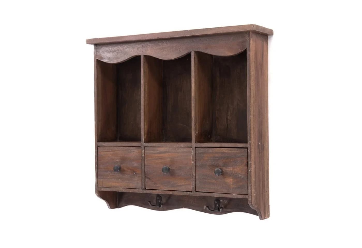 DESIGN DELIGHTS Wandregal Belle Altholz Massivholz 62 cm Küchenregal - Bild 2
