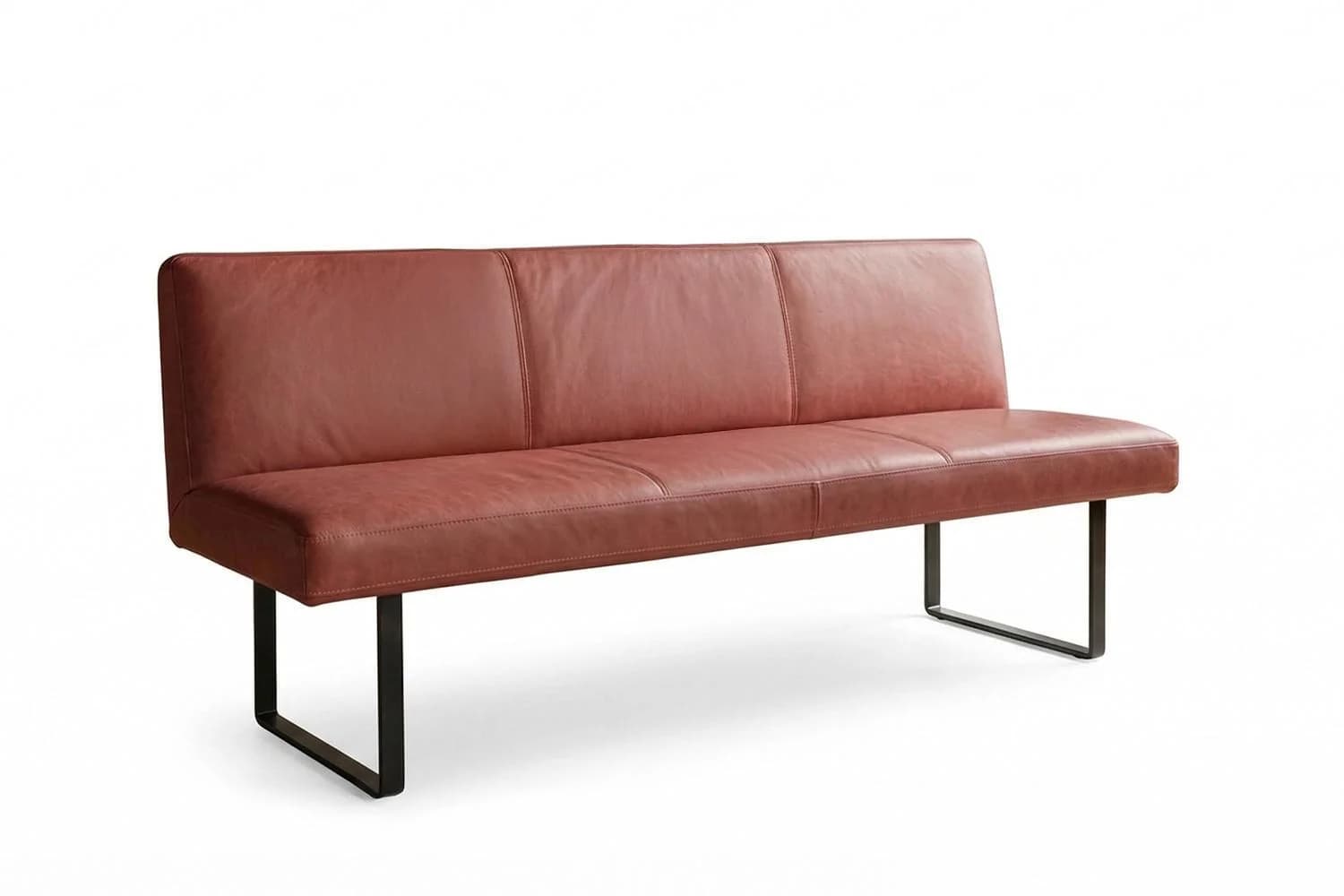 KAWOLA Esszimmerbank ELEEN Rot Leder