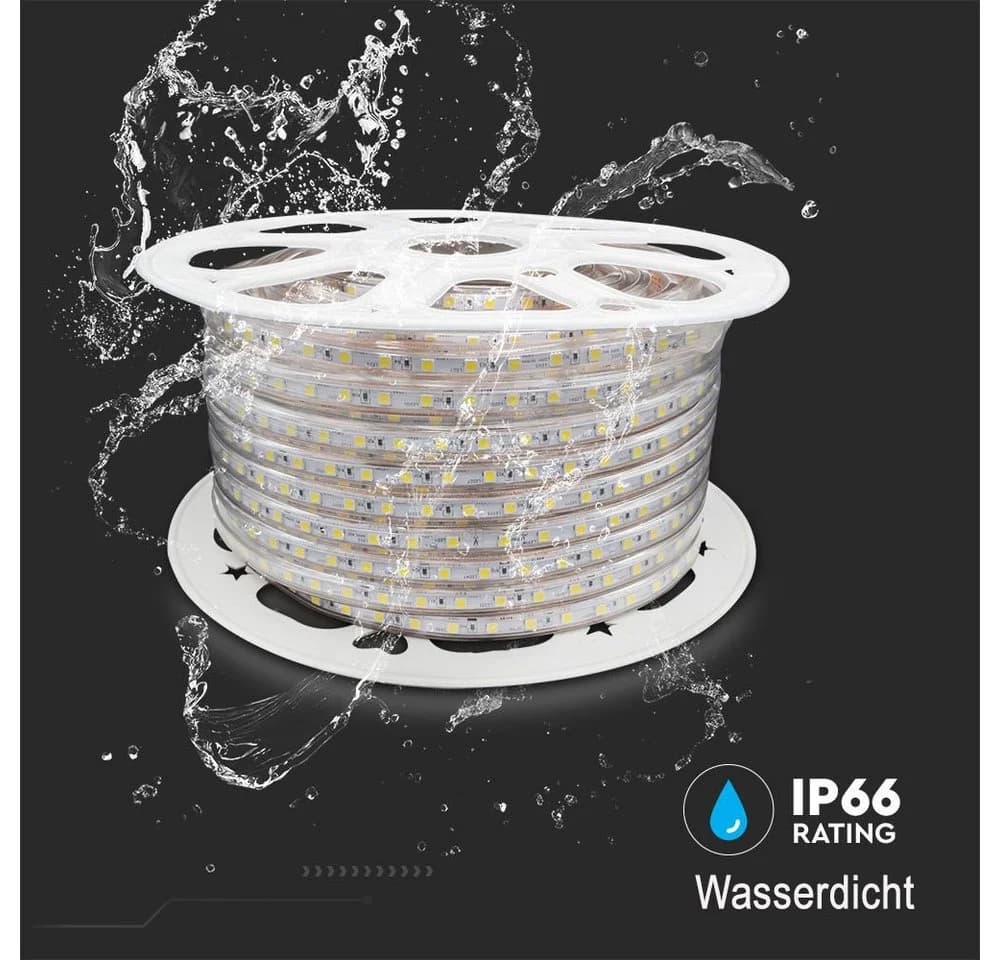Aigostar LED Streifen 5 Meter Warmweiß Innen Außen 230V - Bild 5