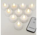 MONZANA LED-Teelichter, Flackereffekt, Fernbedienung, 10x Teelichter, 3,7 cm Bild 2