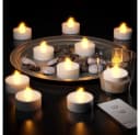 MONZANA LED-Teelichter, Flackereffekt, Fernbedienung, 10x Teelichter, 3,7 cm Bild 3