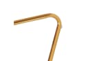Duhome Loungesessel 439D Samt Polsterstuhl Gold Metallbeine Beige Bild 4