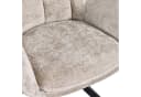 Duhome Loungesessel 9-213A Chenille Armlehnstuhl Beige 360° drehbar Bild 5