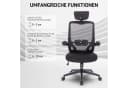 SVITA Bürostuhl SAM Ergonomisch Höhenverstellbar Schwarz Bild 1