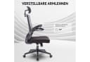 SVITA Bürostuhl SAM Ergonomisch Höhenverstellbar Schwarz Bild 3