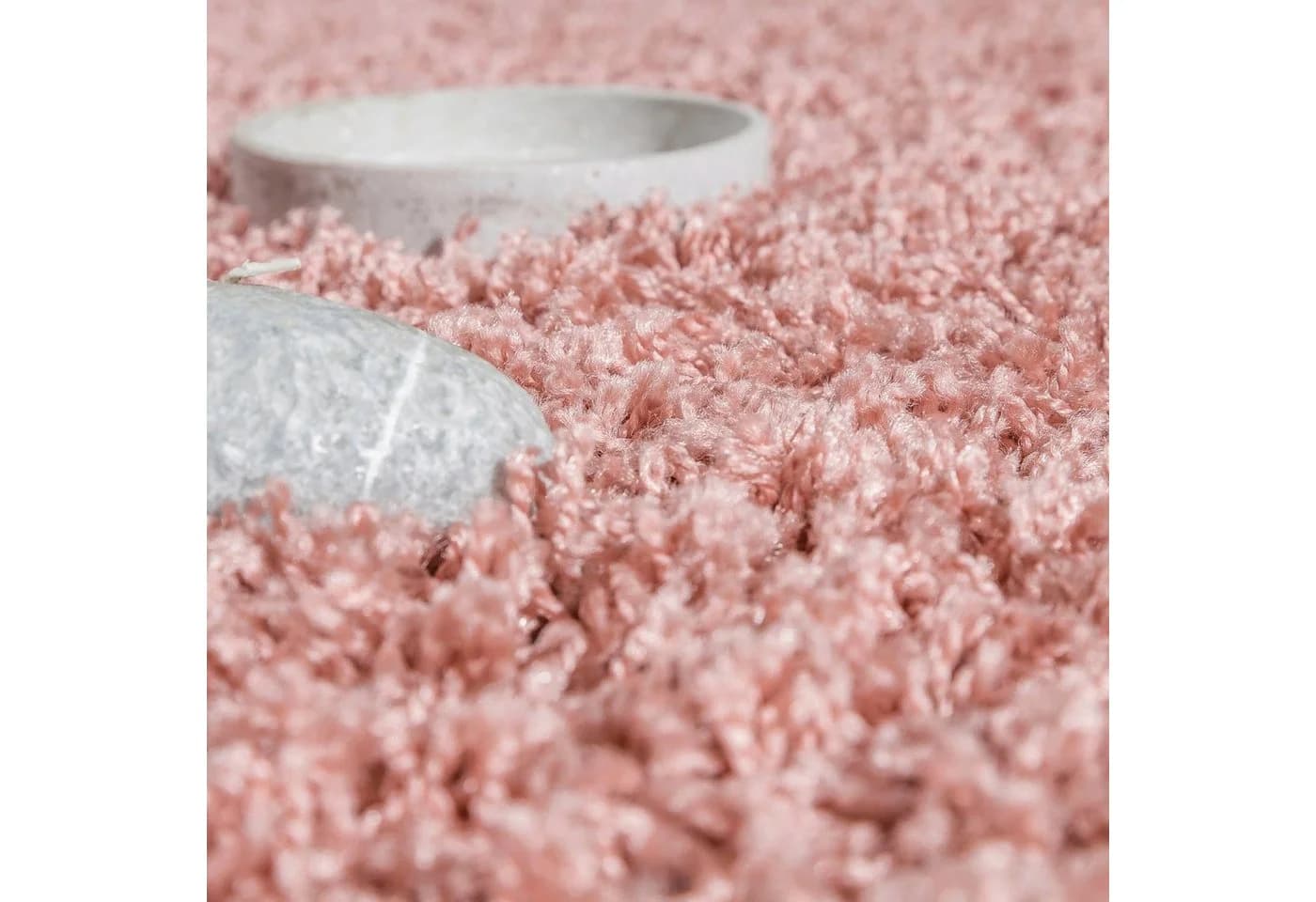 PACO HOME Teppich Twister 500 Pink Uni Hochflor Shaggy - Bild 5