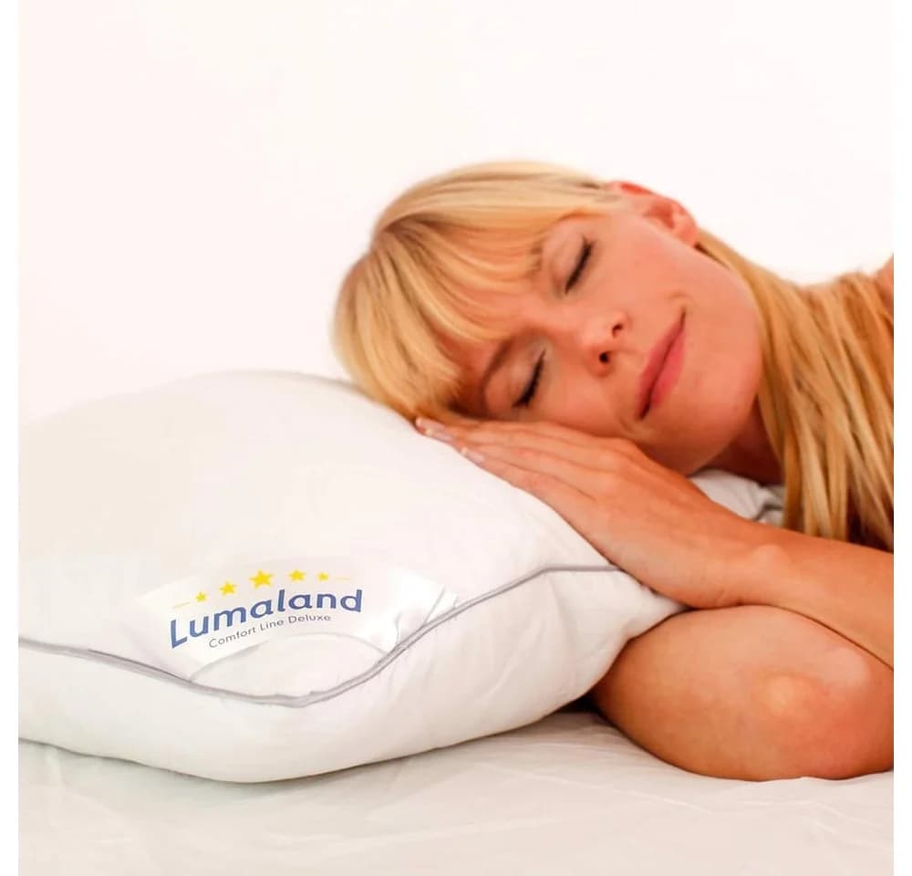 Lumaland Kopfkissen Microfaser gesteppt 40x80 Allergiker geeignet - Bild 1